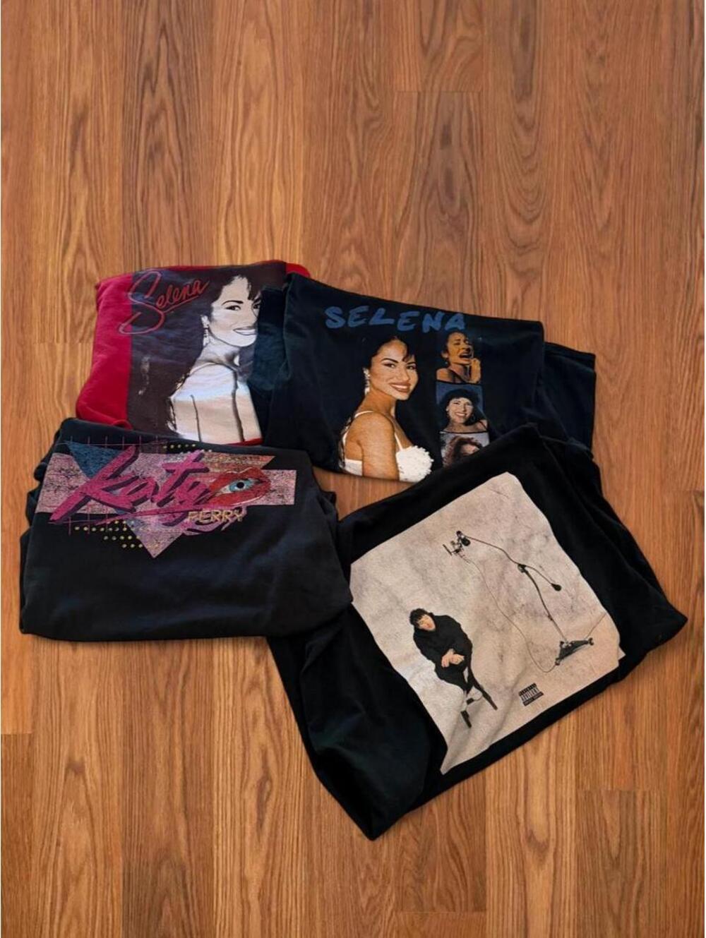 Pop Music T Shirt 4 Shirt Bundle Womens Jack Harlow Katy Perry Selena Size XS-2X